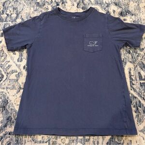 Vineyard Vines Kids Navy Blue Short Sleeve Tee